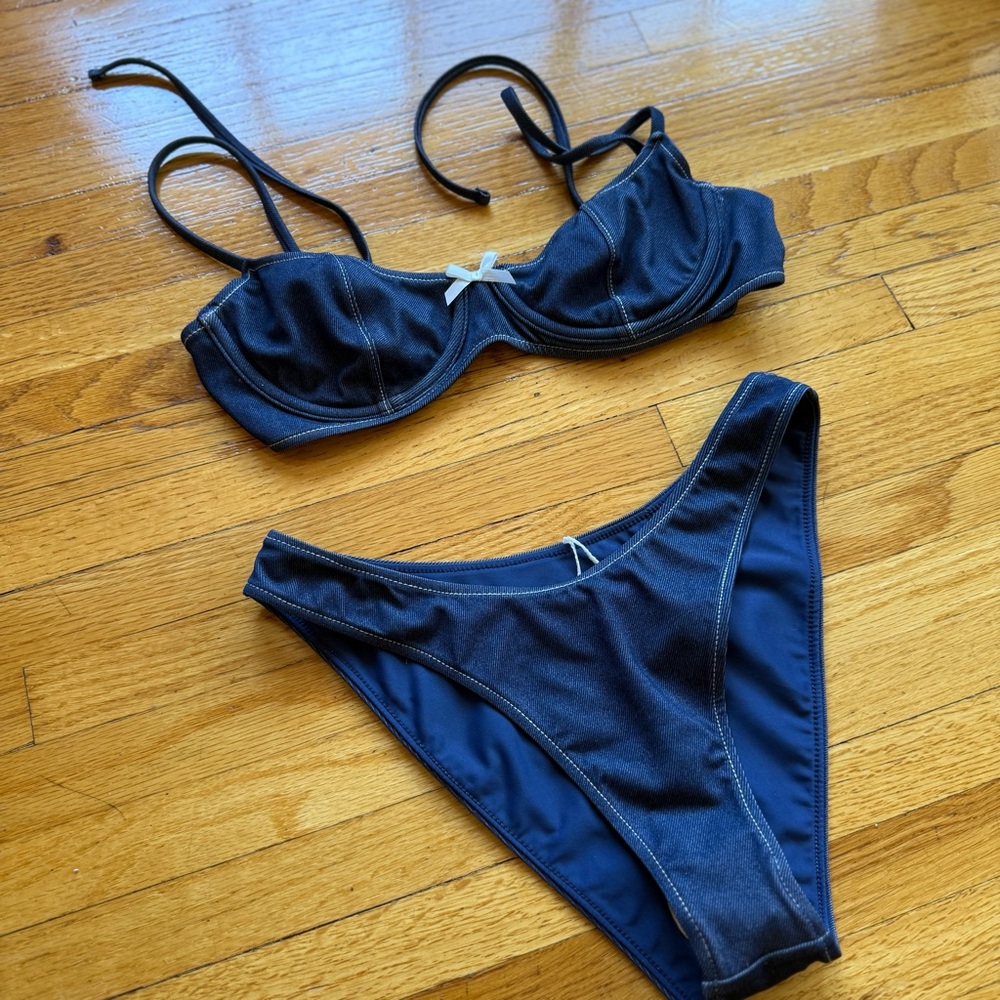 NWOT Nola Indigo Blue Set